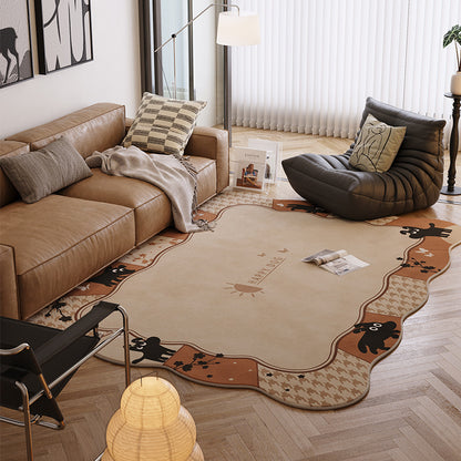 Dekorativer tierisches Teppich Brehn