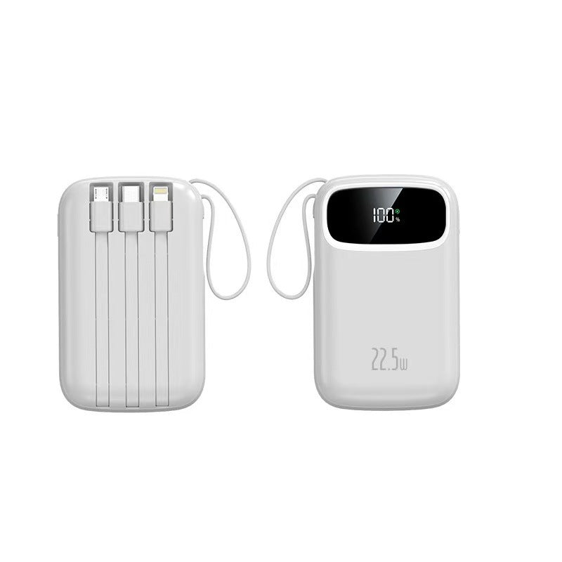 Tragbare Powerbank mit Integrierten Ladeanschlüssen Brehn