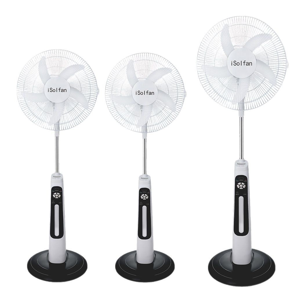 Unisex Solarbetriebener Standventilator mit Fernbedienung und Ladefunktion Brehn