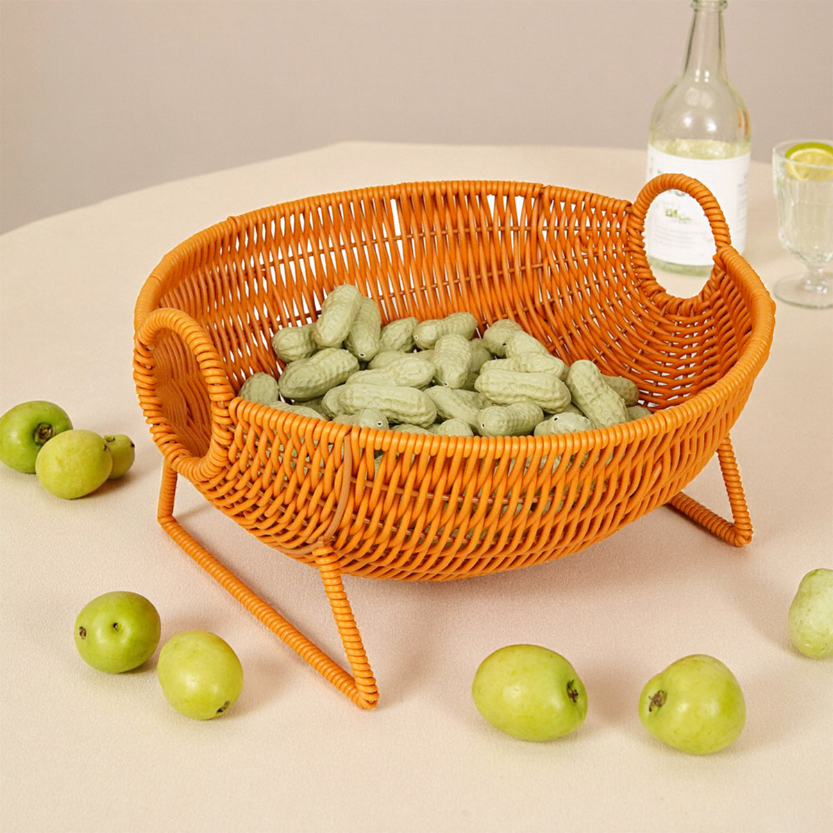 Rustikale Geflochtene Obstlagerung Brehn