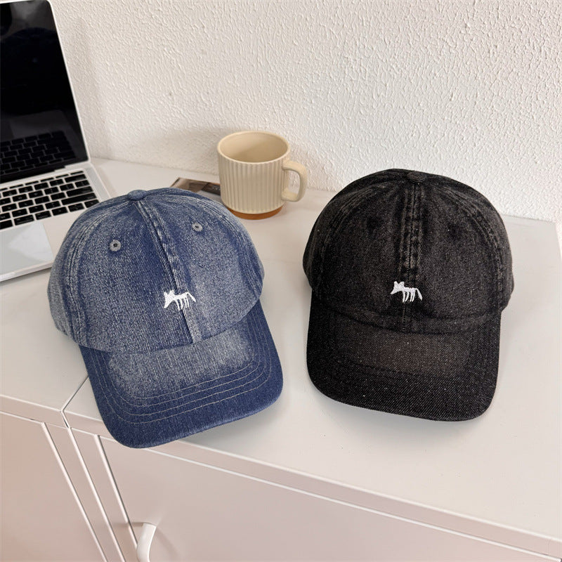 Herren Freizeit Grafik Denim Baseballmütze Brehn