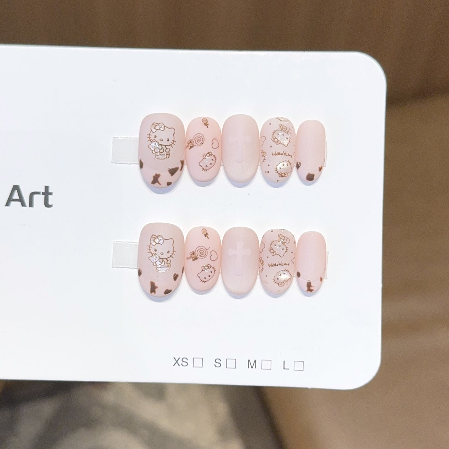 Kunstnagelset mit Verspieltem Hello Kitty Motiv Brehn