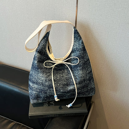 Bequeme Kordelzug-Eimer Tasche