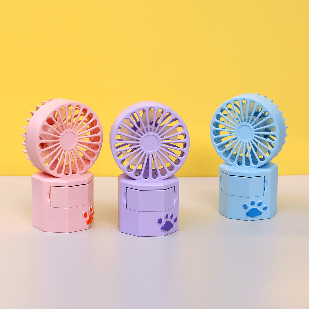 Unisex Tragbarer Mini Ventilator mit Tierohren und USB-Anschluss Brehn