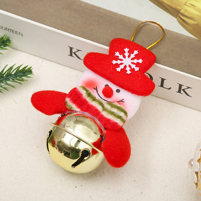 Festliche Weihnachtsglocke mit Santa-Motiv Brehn