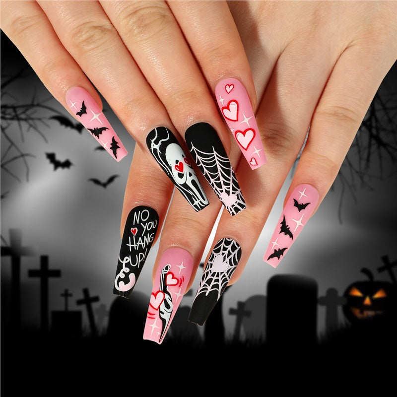 Thematisches Halloween Press-On Nagelset Brehn