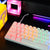 Kompakte RGB mechanische Tastatur mit anpassbaren Tasten Brehn