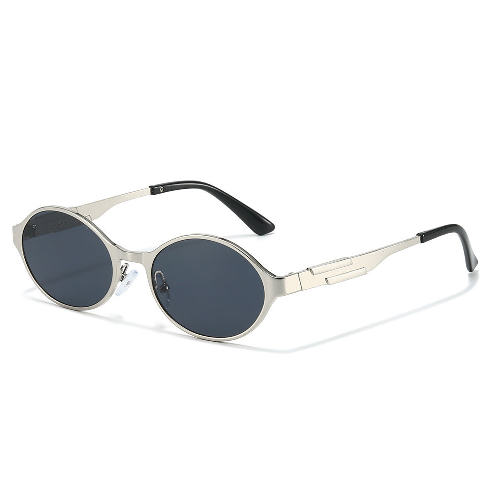 Einzigartige ovale Rahmen-Sonnenbrille Brehn