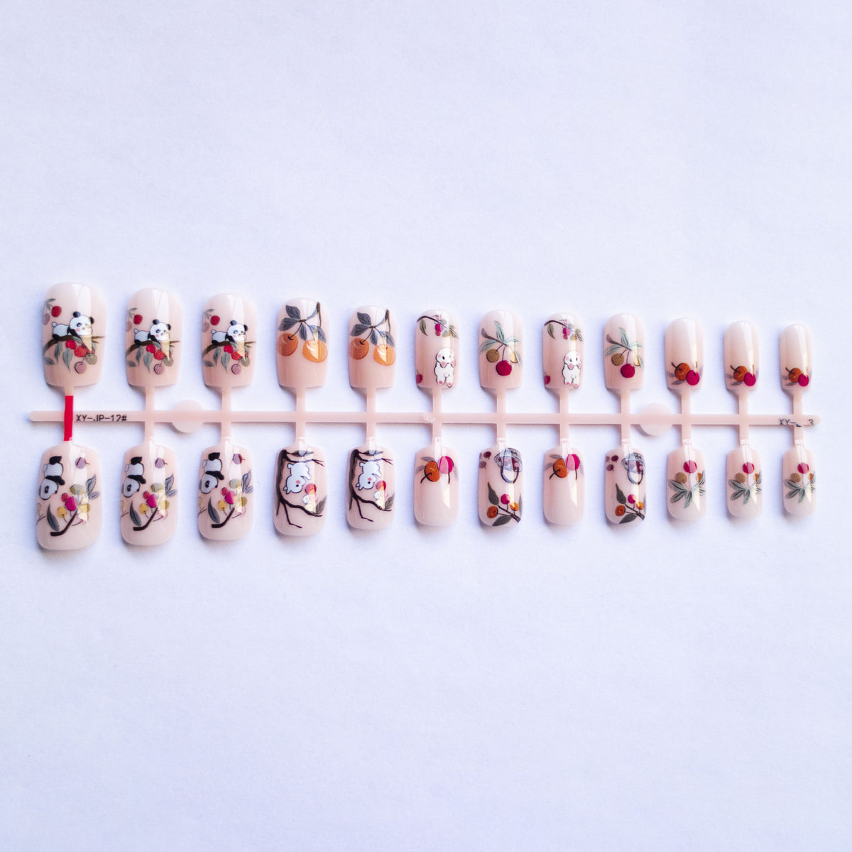 Künstlerisches von der Natur inspiriertes Nagelkunstset