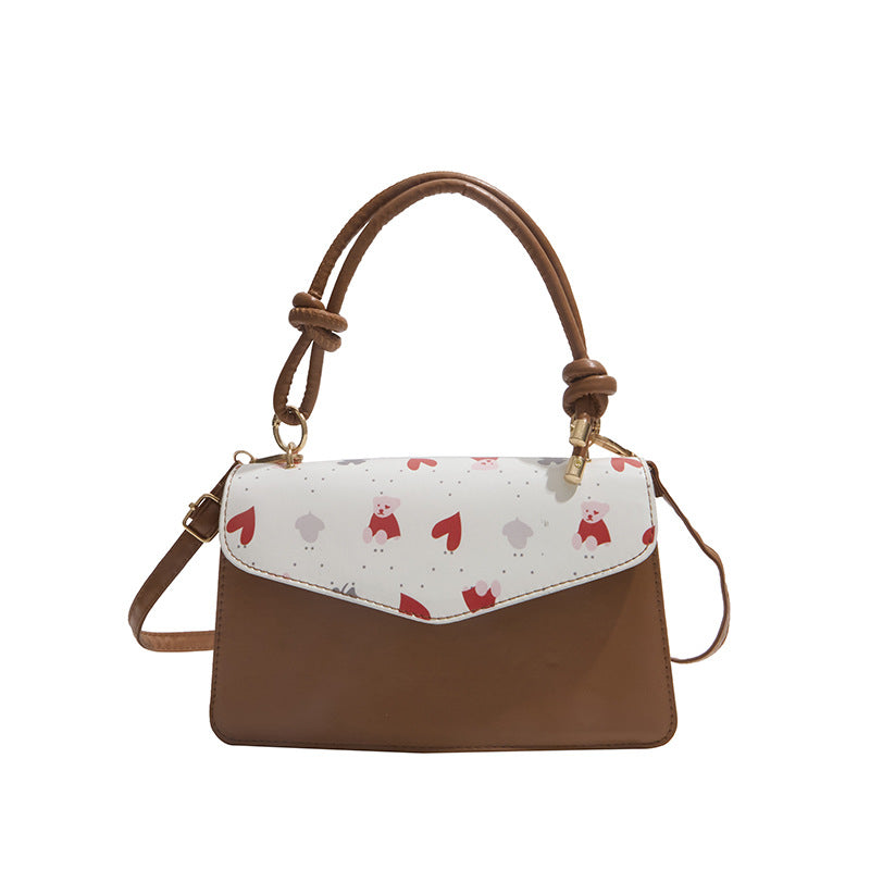WoChic Blumenmuster Handtasche Brehn