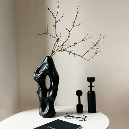 Abstracte Kunst Dekorative Vase für Wohnkultur