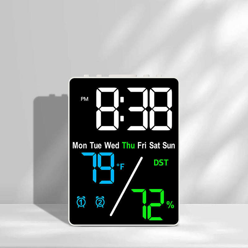 Digitaler Wecker mit Hygrometer und Temperaturanzeige Brehn