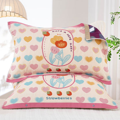 Damen Kissenbezüge mit fröhlichem Patchwork-Motiv Brehn