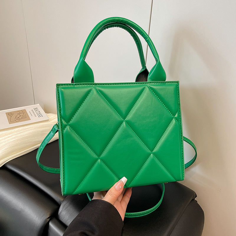 WoQuilted Kunstleder Handtasche Brehn