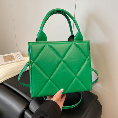 WoQuilted Kunstleder Handtasche Brehn