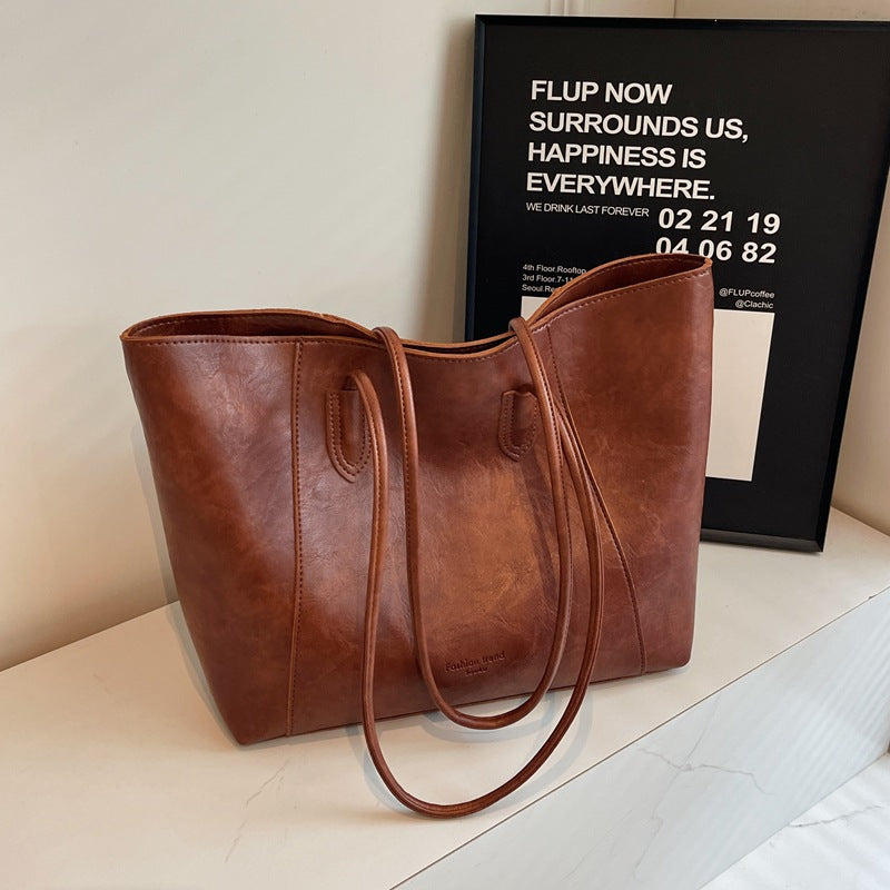 Premium Leder Tote Bag Brehn