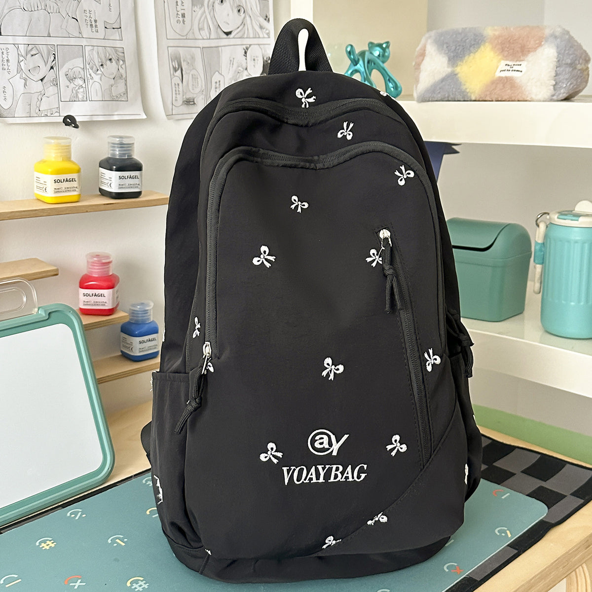 Stylische bestickte Rucksack Brehn 1791205781