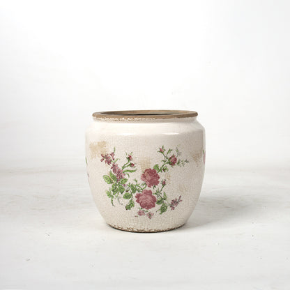 Florale Keramik Pflanzschale Brehn