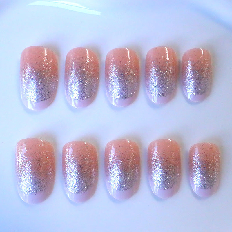 Glitzernde French Tip Nagelverbesserungen Brehn