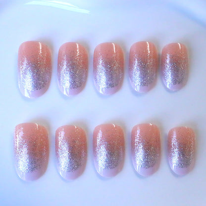 Glitzernde French Tip Nagelverbesserungen Brehn