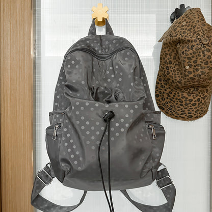 Stilvolle gepunktete Drawstring-Rucksack Brehn
