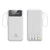 Hochleistungs-Powerbank mit Integrierten Ladekabeln und Digitaler Anzeige Brehn
