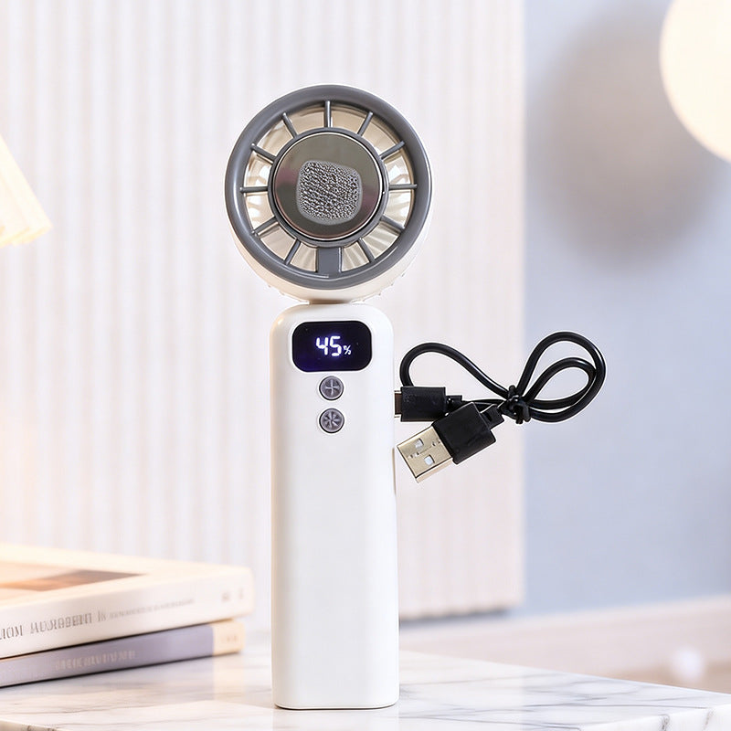 Damen Multifunktionaler Handventilator mit LED-Display und USB-Ladefunktion Brehn