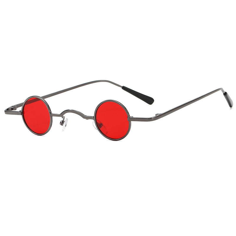 Damen modische runde Brille mit filigranem Metallrahmen Brehn