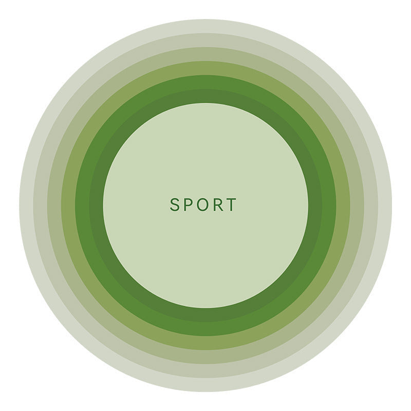 Abstract Sports-Themed Area Mat Brehn