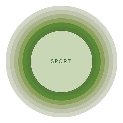 Abstract Sports-Themed Area Mat Brehn