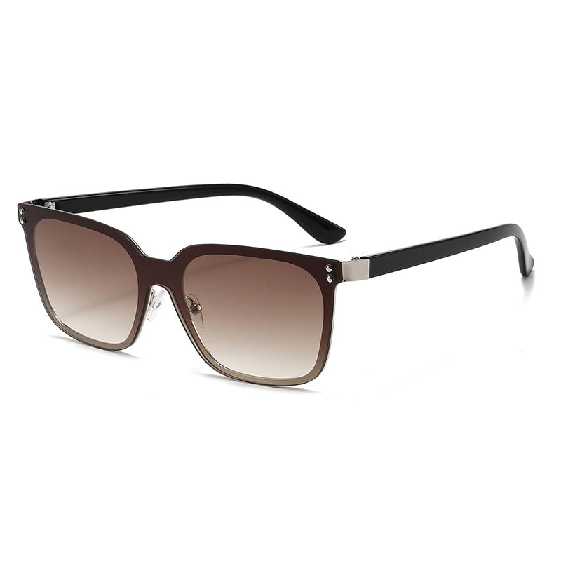 Herren Luxus Oversized Quadratische Sonnenbrille Brehn