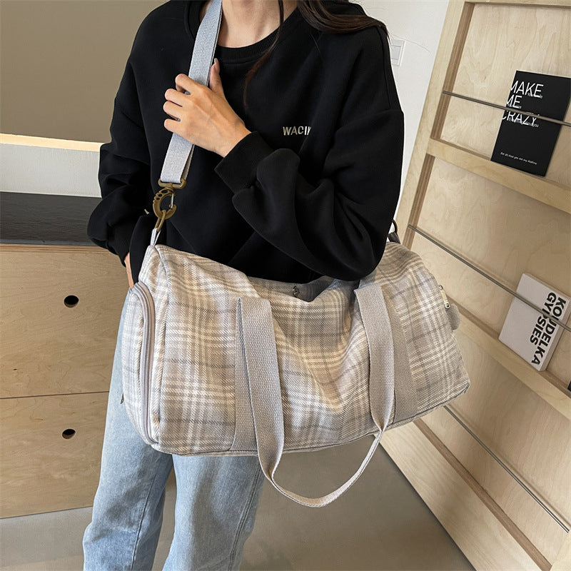 Vielseitige Karierte Reise-Duffle-Tasche Brehn