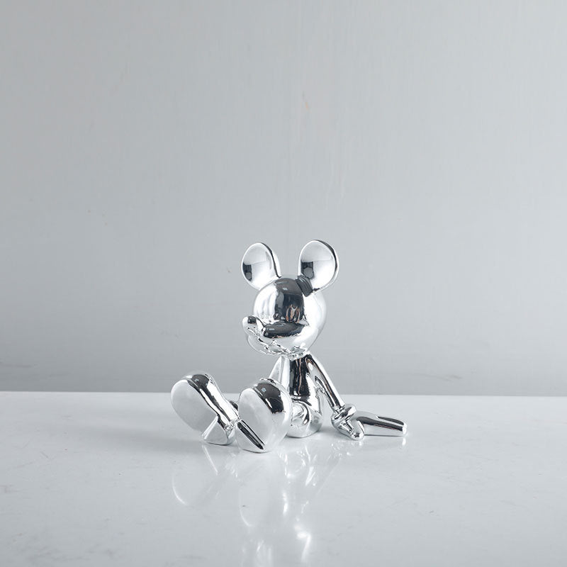 Künstlerische Chromfigurine
