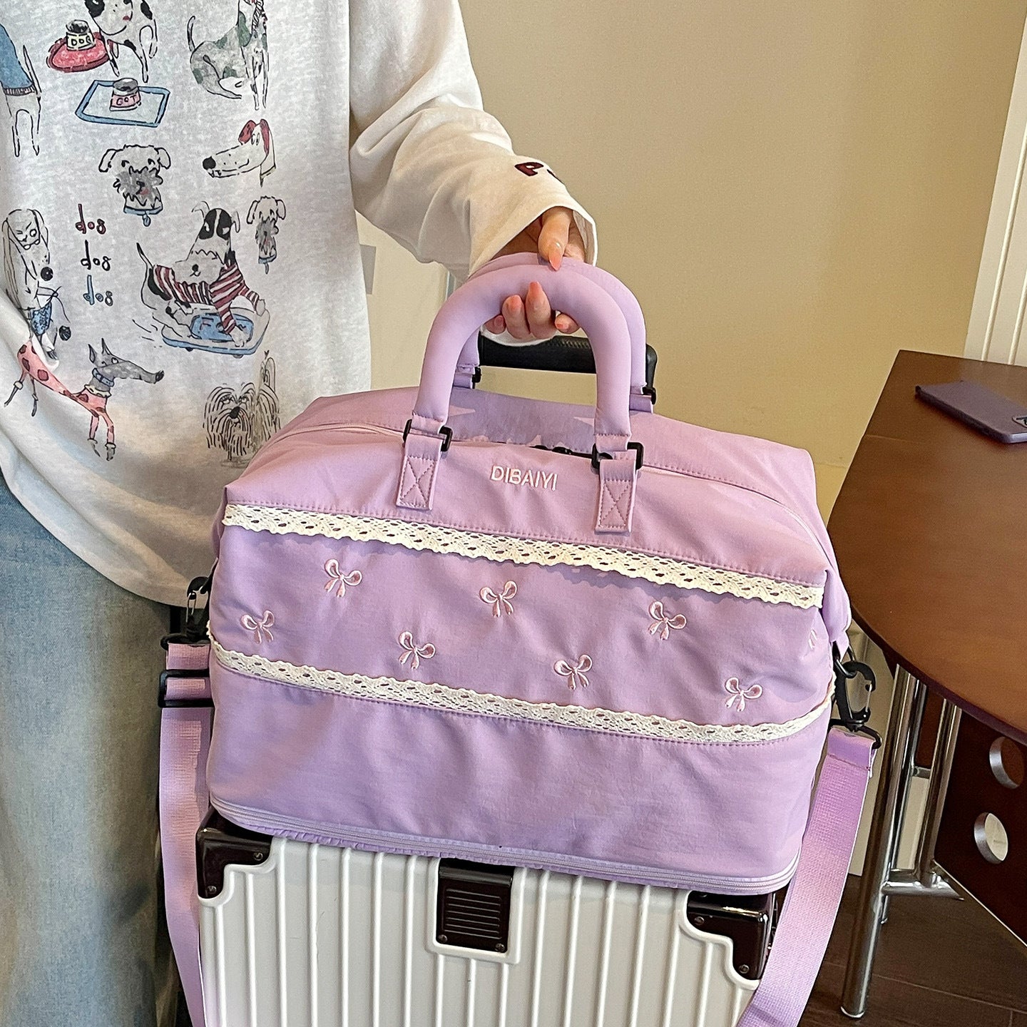 Mode Multi-Taschen Reise Duffle Brehn