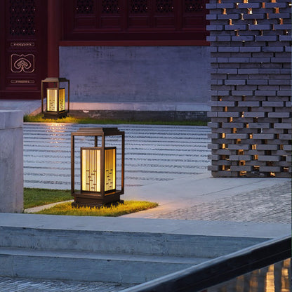 Japanisch inspiriertes Außenlaterne