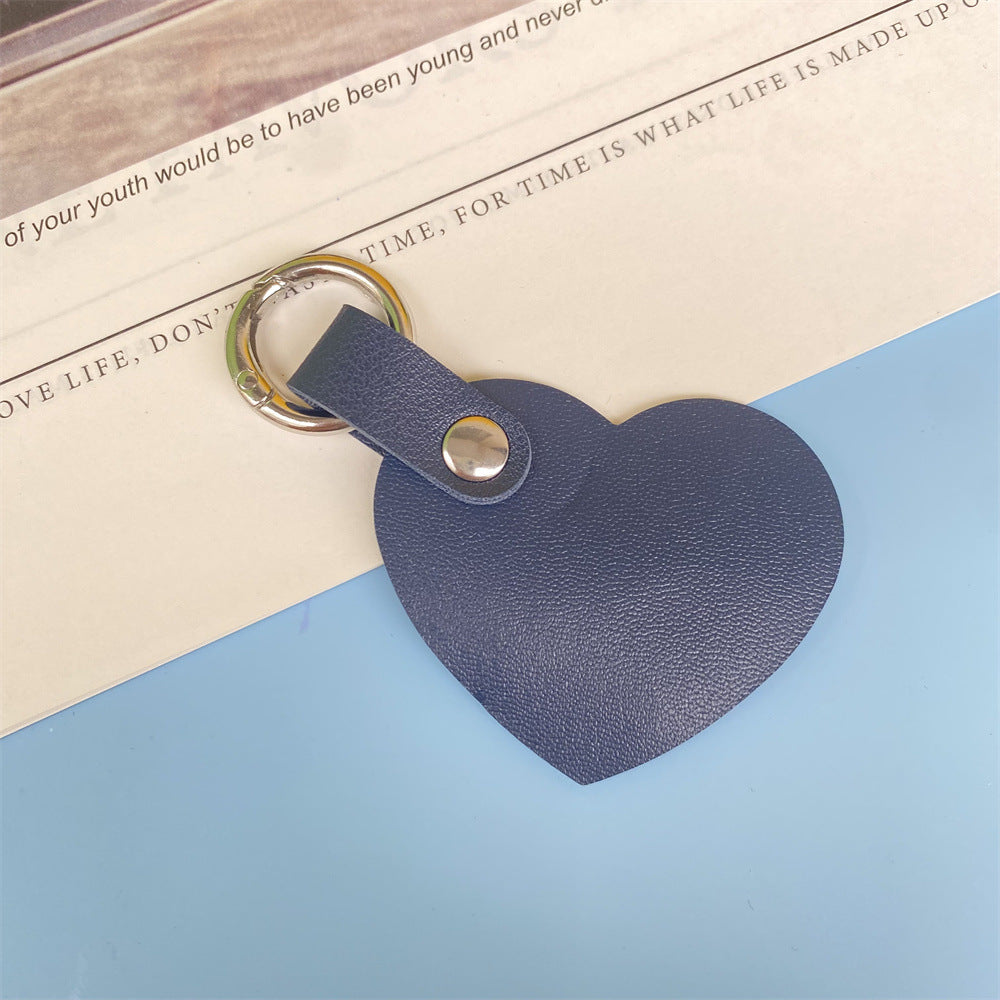 Premium Herzförmiger Leder-Schlüsselanhänger Brehn