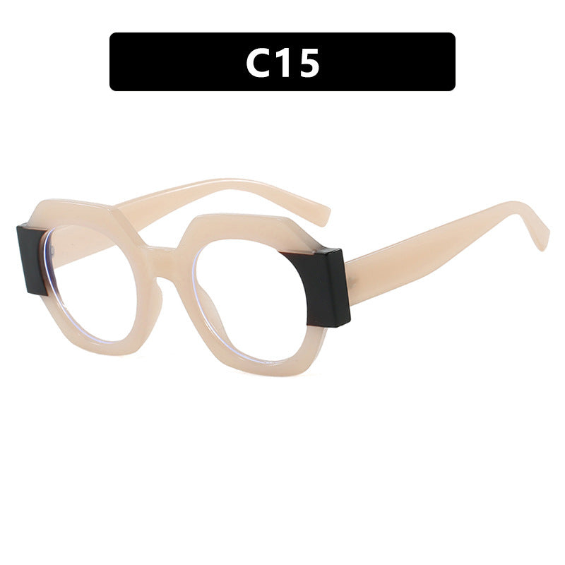 Damen trendige Sonnenbrille im hexagonalen Design Brehn