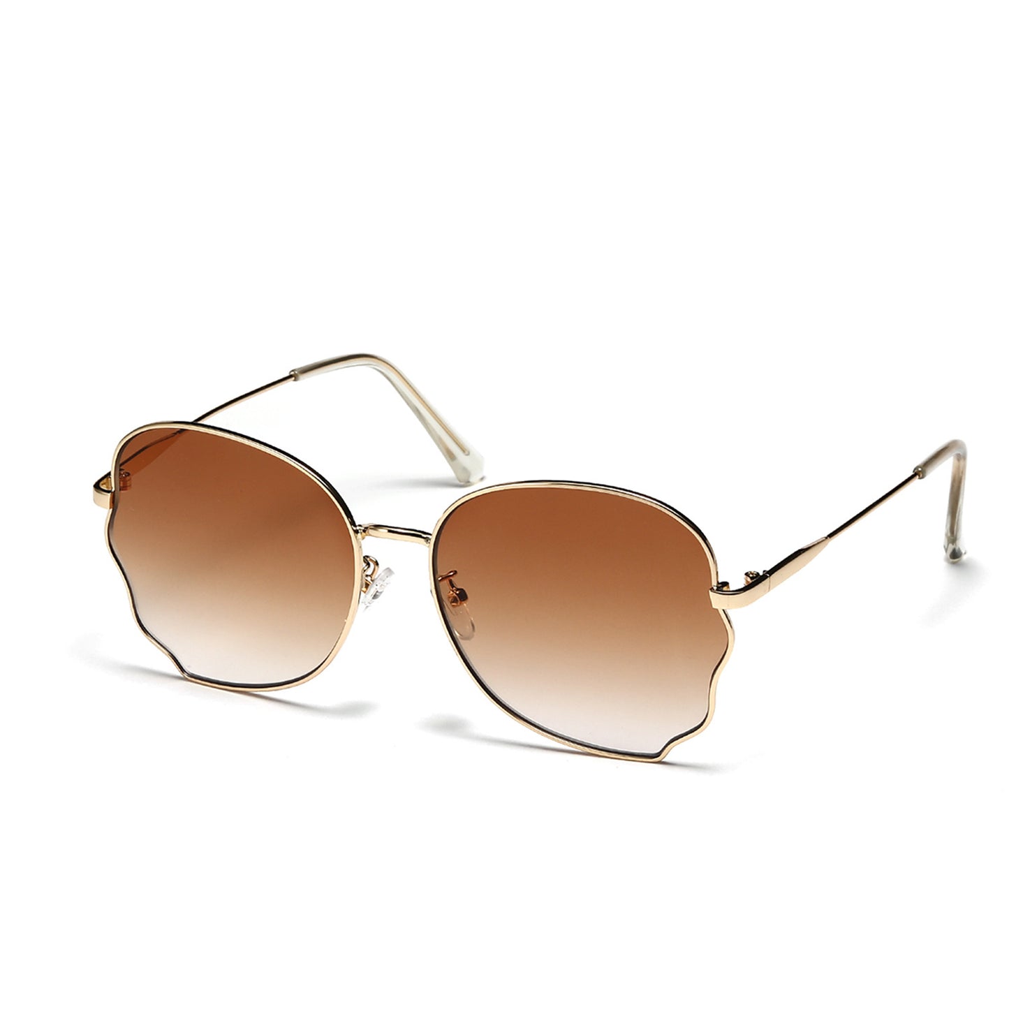 Damen elegante Oversized-Sonnenbrille mit schützendem Rahmen Brehn