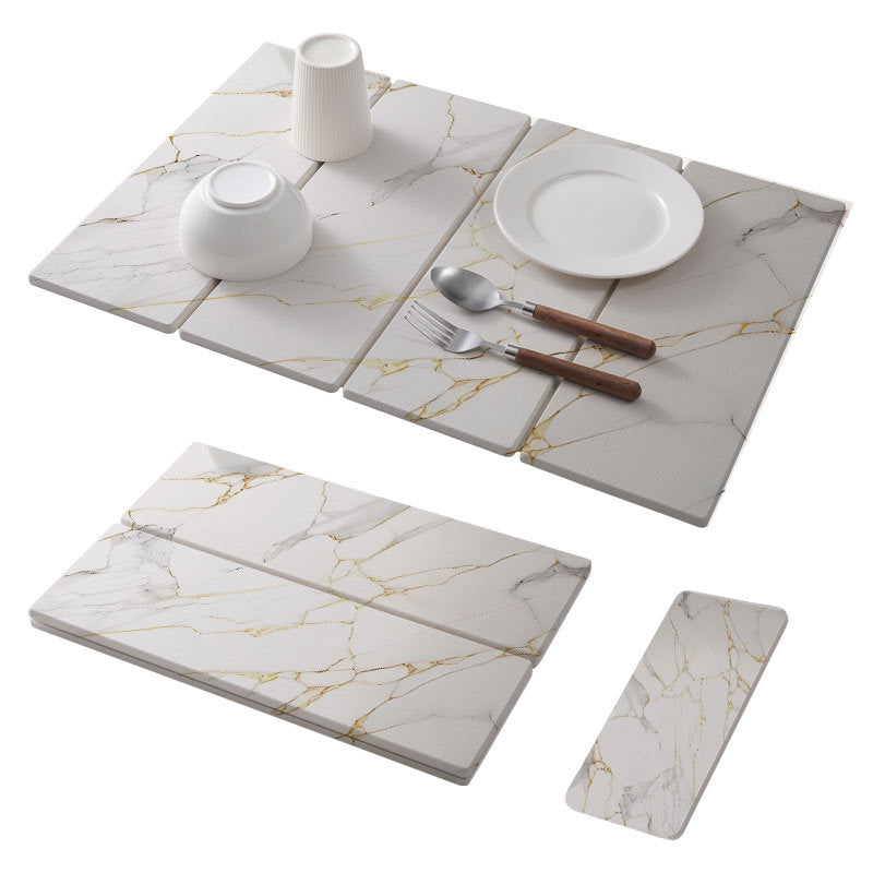 Marmor Effekt Tischsets