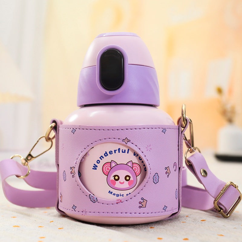 Damen Isolierte Trinkflasche mit süßem Tierdesign Brehn