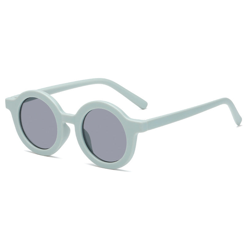 Damen trendige runde Sonnenbrille mit komfortablem Rahmen und UV-Schutz Brehn