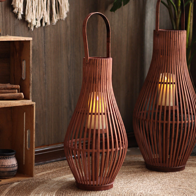 Elegante Rattan-Laterne Brehn