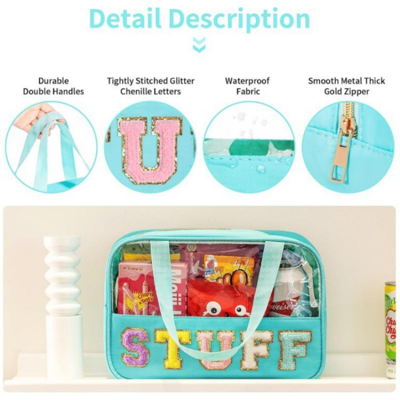 Kosmetik-Organizer Tasche mit Klarem Sichtfenster Brehn