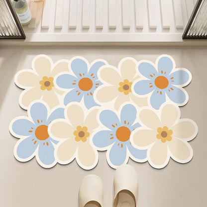 Dekorativer Floral Fußmatte