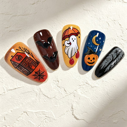 Halloween-Themen Nagelkunst Design Brehn