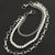 Modische Kettenarmband mit Perlen und Metallglieder Brehn