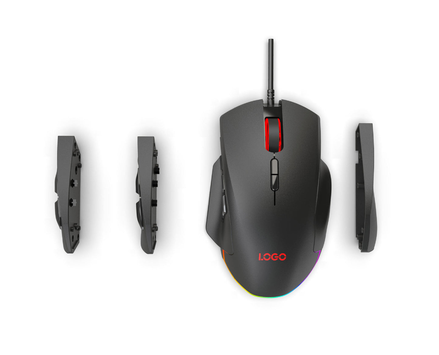 Gaming Maus mit Anpassbaren Seitentasten Brehn