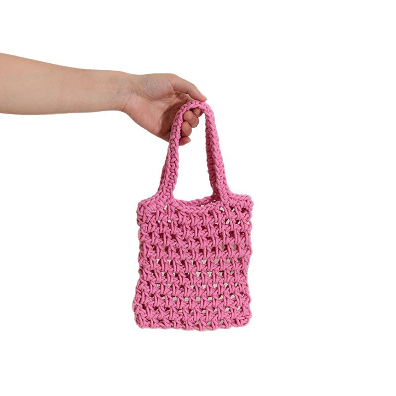 Damen Stilvolle geflochtene Handtasche Brehn