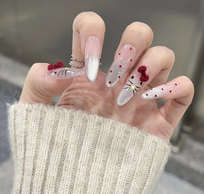 Premium dekoratives Nagelkunst Press-On Set Brehn