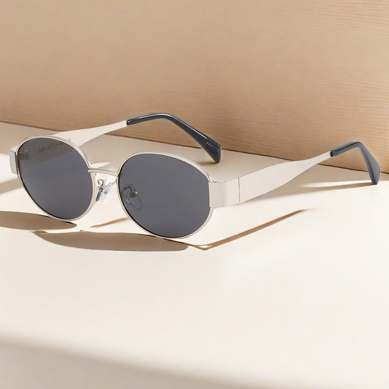 Damen stylische Metallsonnenbrille Brehn